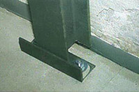 i-beam basement wall support