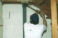 fix basement wall shifting